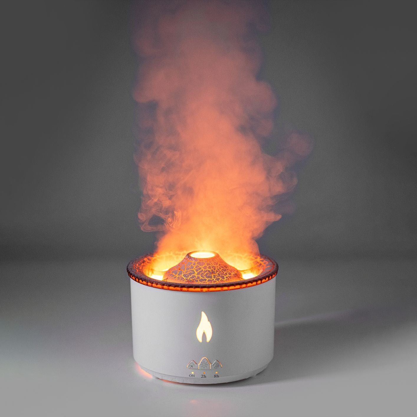 Humidificador con Lámpara de Llama PINVO - Estilo Volcán para Aromaterapia y Relajación