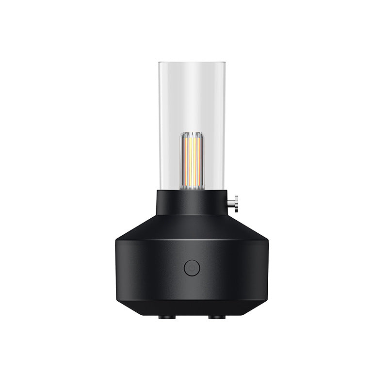 Humidificador y Difusor USB Retro PINVO - Máquina de Aromaterapia con Luz de Vela Vintage