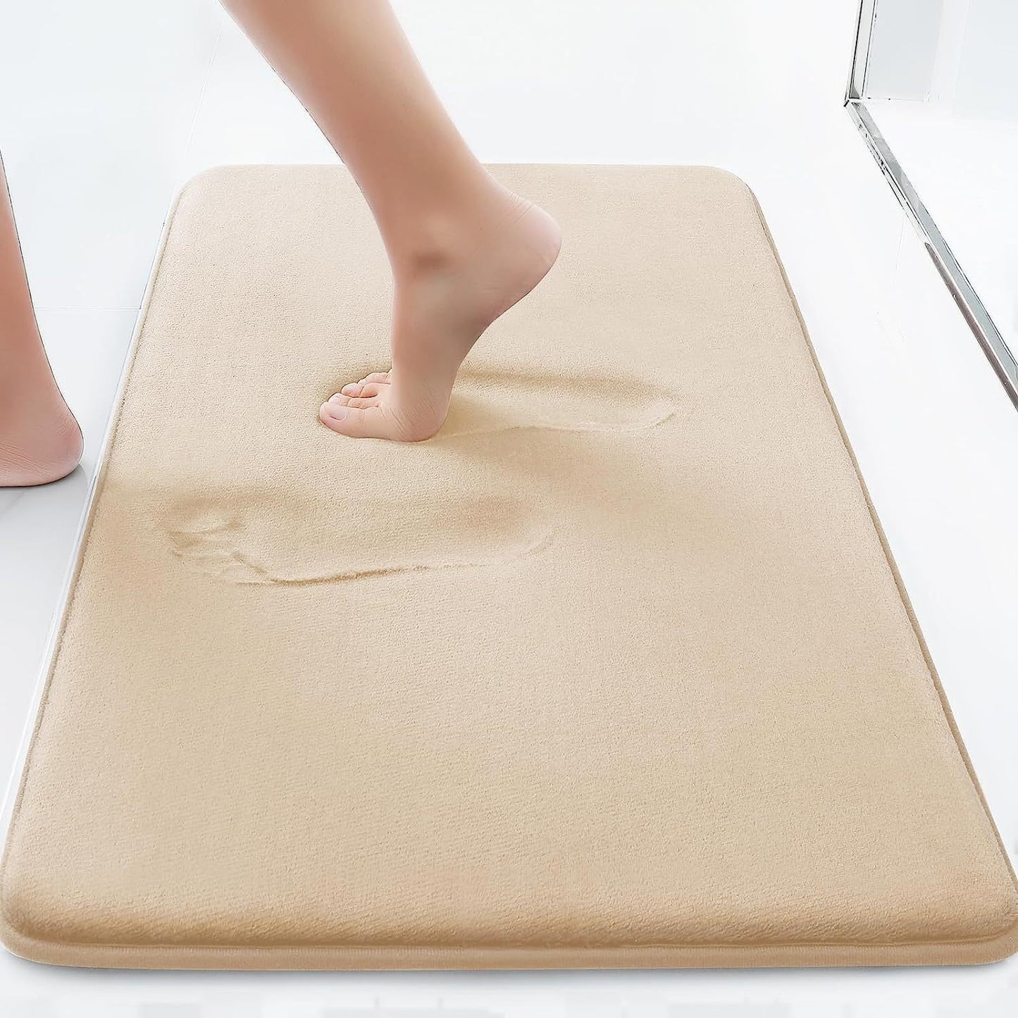 Alfombra de espuma plana, súper absorbente y antideslizante, tan suave que parece estar en las nubes