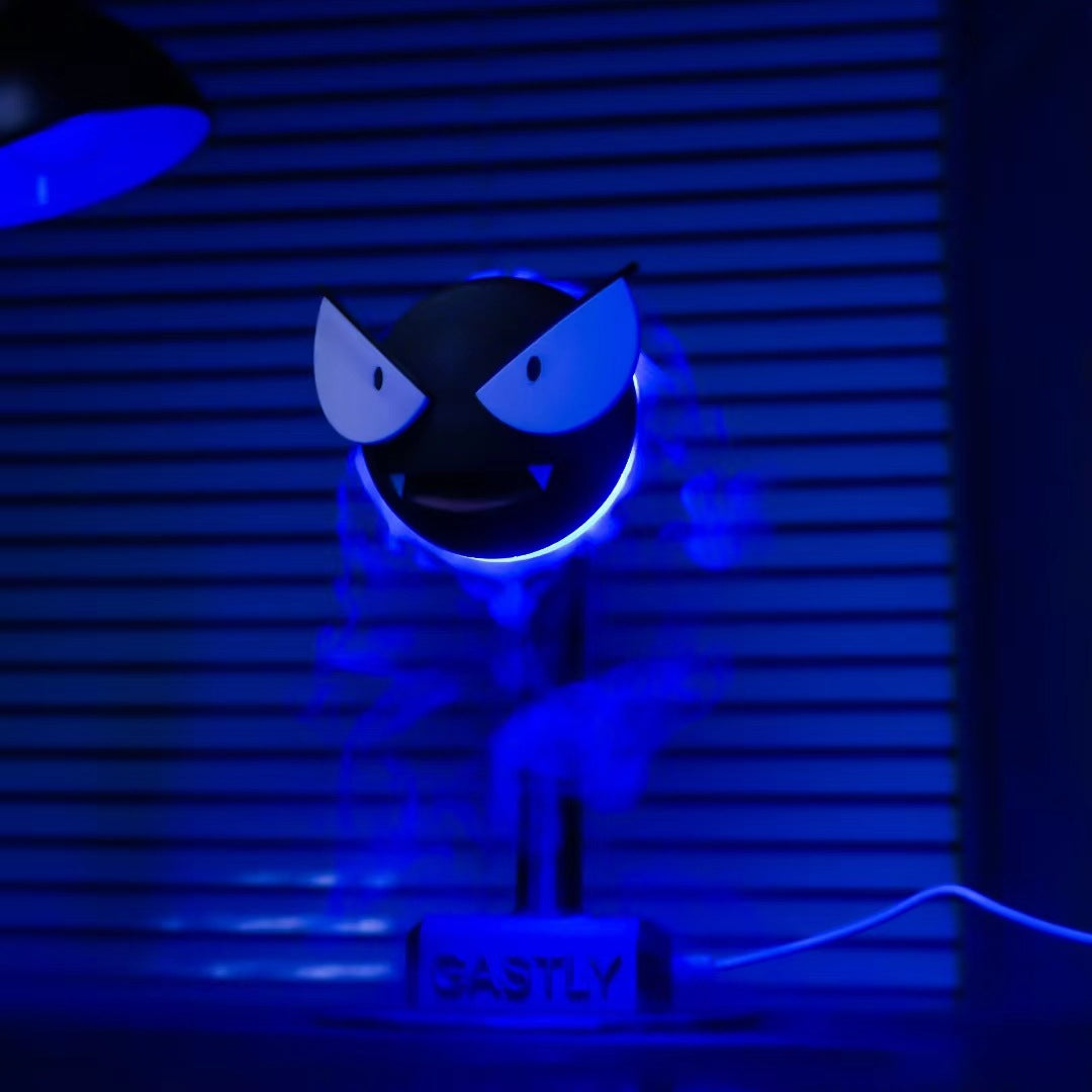 Humidificador Pokémon Gastly 3D - Máquina de Aromaterapia y Decoración para Mesa y Dormitorio