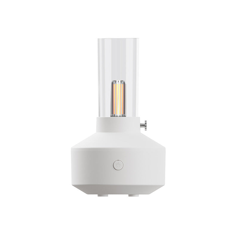 Humidificador y Difusor USB Retro PINVO - Máquina de Aromaterapia con Luz de Vela Vintage