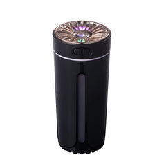 Humidificador Ultrasónico LED Neutro - Neblina Fresca para Hogar y Auto con 7 Luces Cambiantes