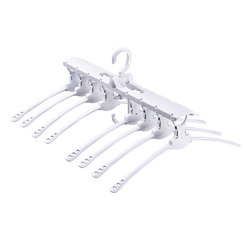 Perchero plegable 8 en 1 Organizador para Armario y Guardarropa Percha Multifuncional