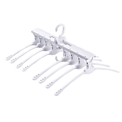 Perchero plegable 8 en 1 Organizador para Armario y Guardarropa Percha Multifuncional