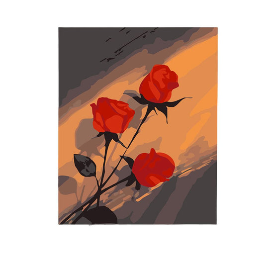 Kit de Pintura por Números Abstracto Minimalista - 30x40 cm | DIY para Relajación y Decoración