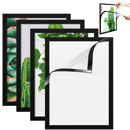 Marco Decorativo Personalizado con Pintura de Diamante - PVC Elegante para Paredes (25x35 cm)