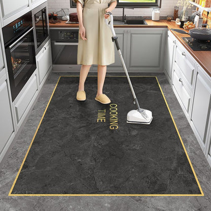 Linda alfombra para la cocina, antideslizante, resistente ao óleo, impermeável e que repele a suciedad