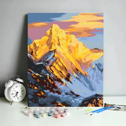 Kit de Pintura por Números Abstracto Minimalista - 30x40 cm | DIY para Relajación y Decoración
