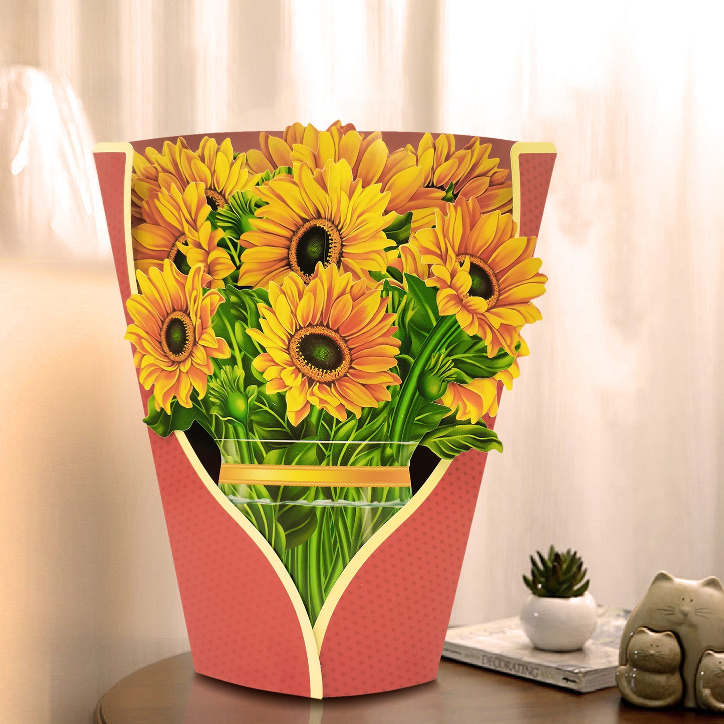 Buquê de Flores Pop-up 3D