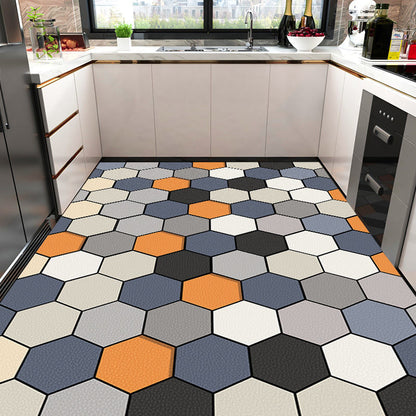Linda alfombra para la cocina, antideslizante, resistente ao óleo, impermeável e que repele a suciedad