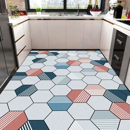 Linda alfombra para la cocina, antideslizante, resistente ao óleo, impermeável e que repele a suciedad
