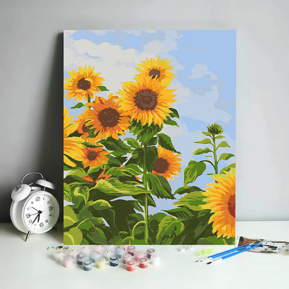 Kit de Pintura por Números Abstracto Minimalista - 30x40 cm | DIY para Relajación y Decoración