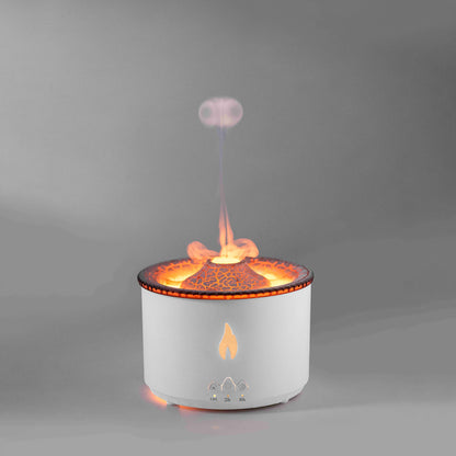 Humidificador con Lámpara de Llama PINVO - Estilo Volcán para Aromaterapia y Relajación