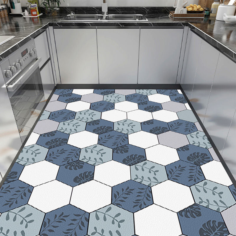 Linda alfombra para la cocina, antideslizante, resistente ao óleo, impermeável e que repele a suciedad