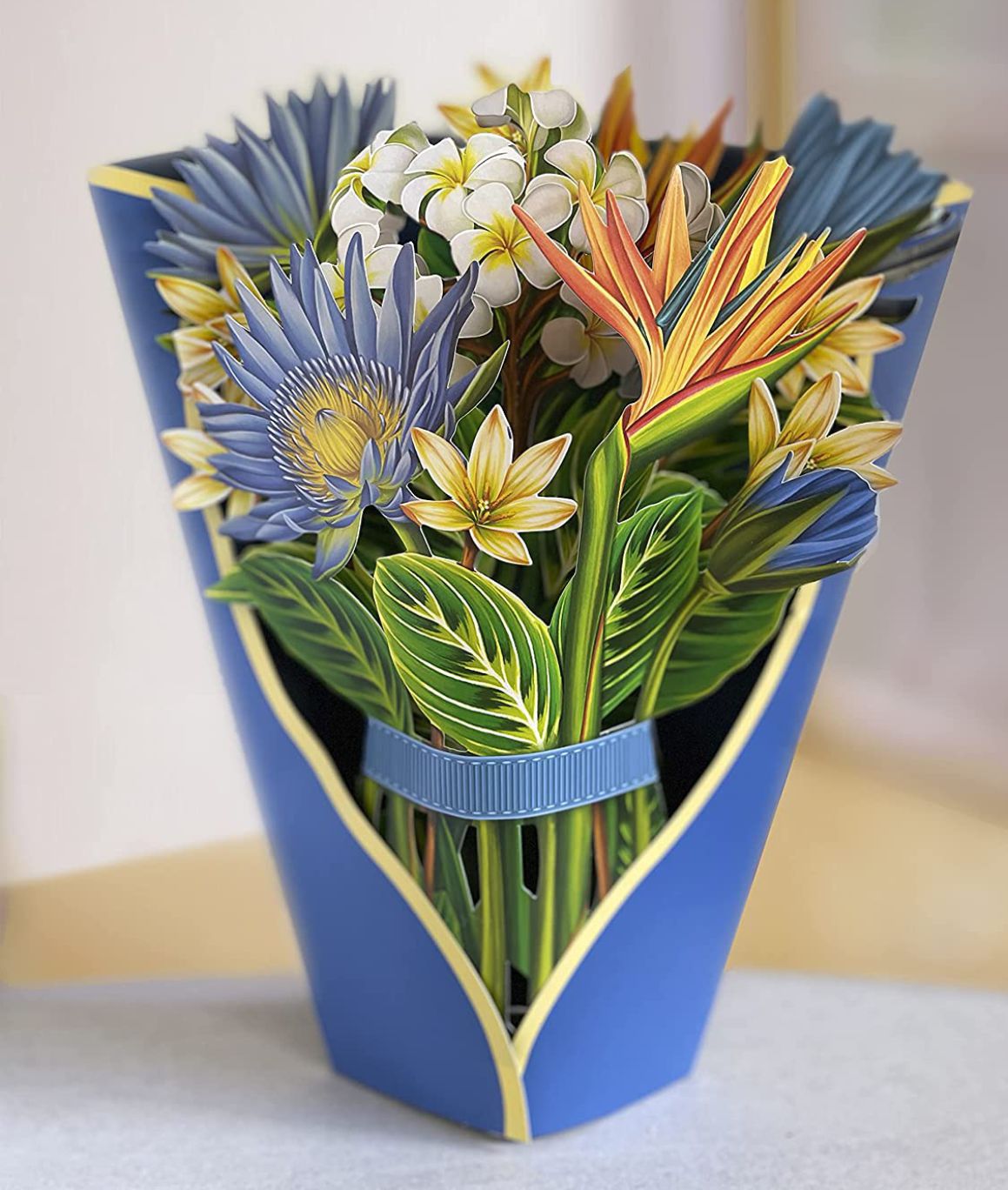 Buquê de Flores Pop-up 3D