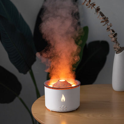 Humidificador con Lámpara de Llama PINVO - Estilo Volcán para Aromaterapia y Relajación