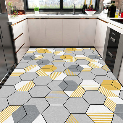 Linda alfombra para la cocina, antideslizante, resistente ao óleo, impermeável e que repele a suciedad