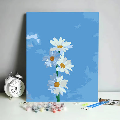 Kit de Pintura por Números Abstracto Minimalista - 30x40 cm | DIY para Relajación y Decoración