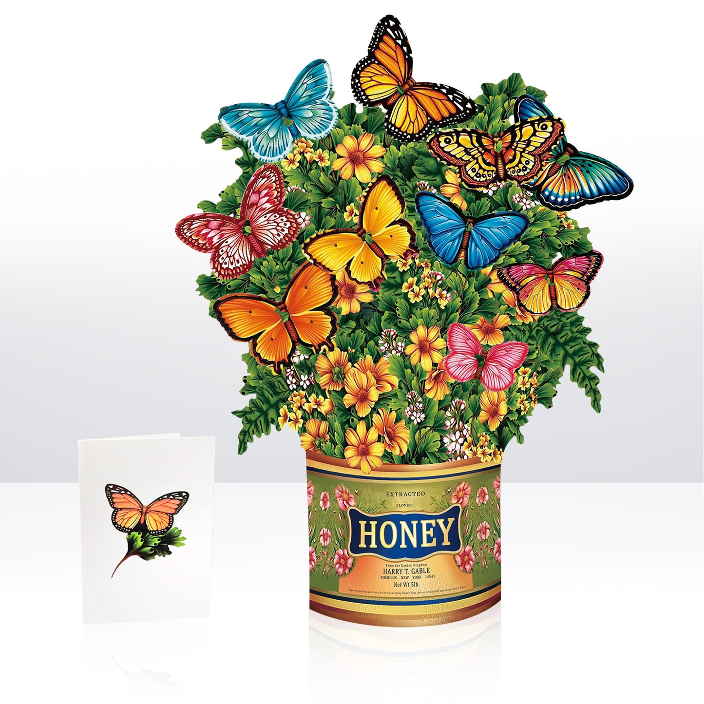 Buquê de Flores Pop-up 3D