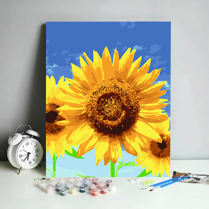 Kit de Pintura por Números Abstracto Minimalista - 30x40 cm | DIY para Relajación y Decoración