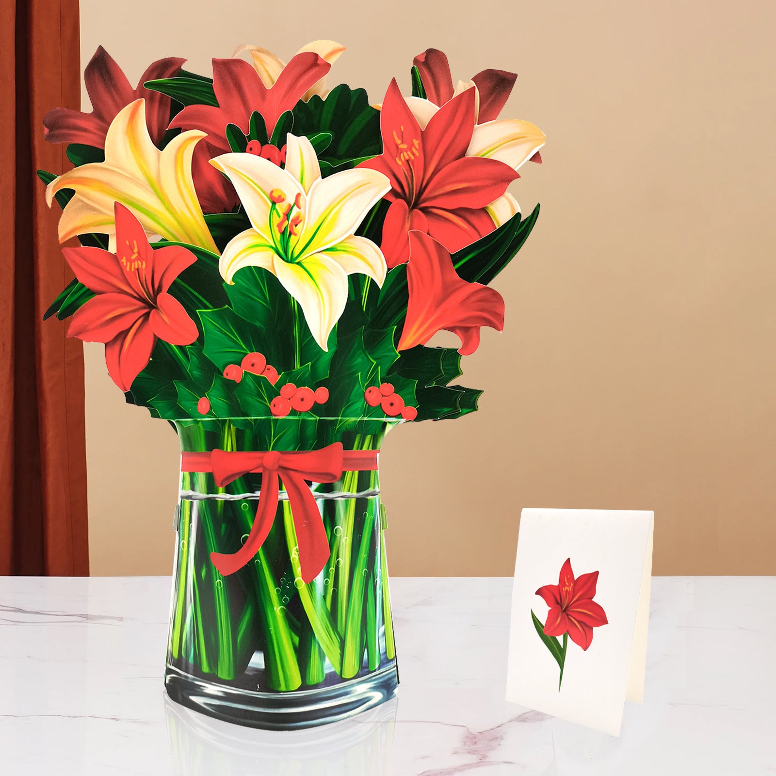 Buquê de Flores Pop-up 3D