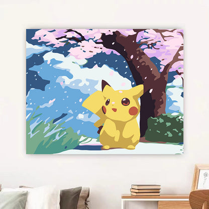 Kit de Pintura por Números Abstracto Minimalista - 30x40 cm | DIY para Relajación y Decoración