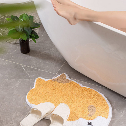 ALFOMBRA ABSORBENTE CON FORMA DE GATITO 40X60 PARA LA ENTRADA RESISTENTE A LA SUCIEDAD