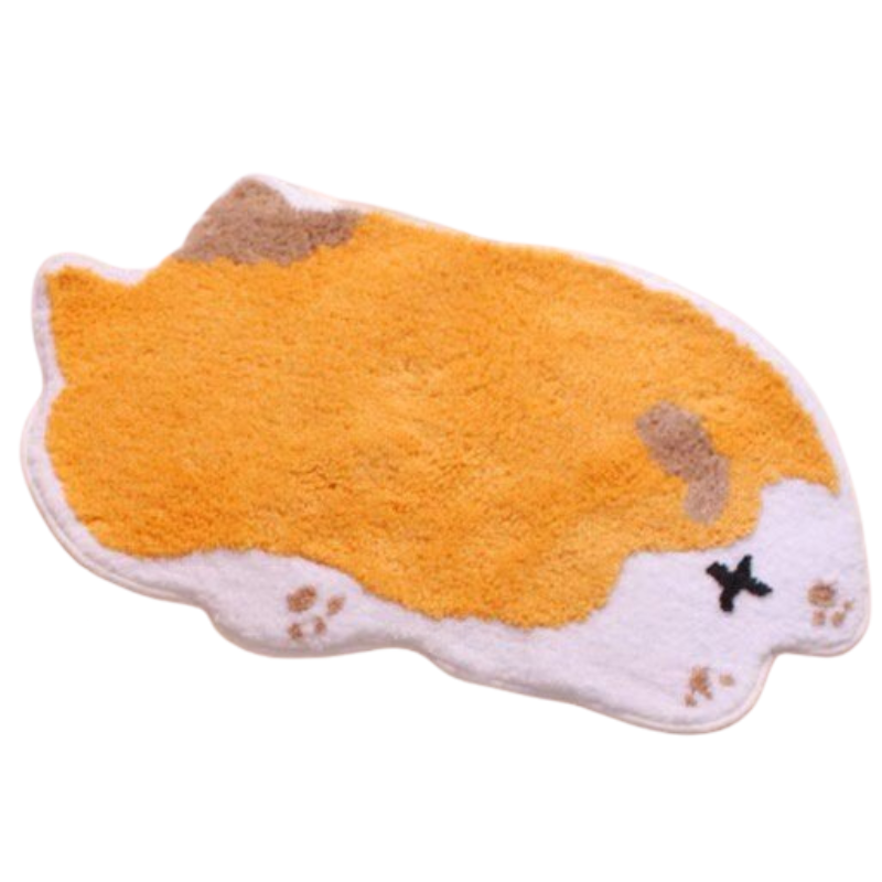 ALFOMBRA ABSORBENTE CON FORMA DE GATITO 40X60 PARA LA ENTRADA RESISTENTE A LA SUCIEDAD