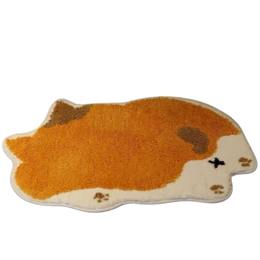 ALFOMBRA ABSORBENTE CON FORMA DE GATITO 40X60 PARA LA ENTRADA RESISTENTE A LA SUCIEDAD