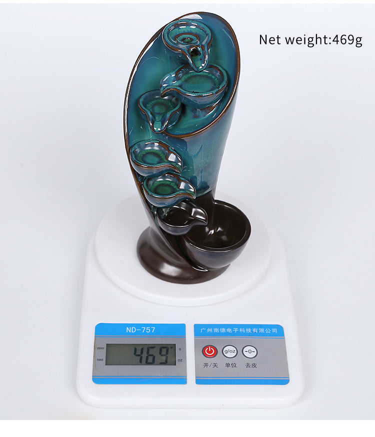 Quemador de Incienso Cascada de Cerámica - Elegancia y Relax para tu Hogar