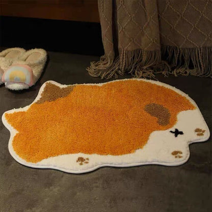 ALFOMBRA ABSORBENTE CON FORMA DE GATITO 40X60 PARA LA ENTRADA RESISTENTE A LA SUCIEDAD