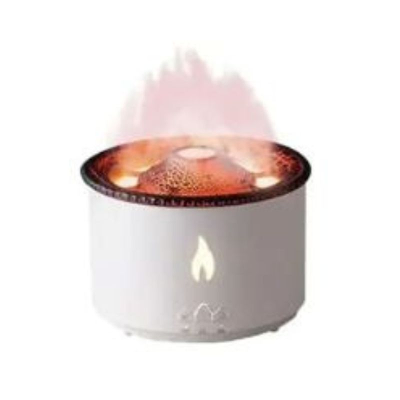 Humidificador con Lámpara de Llama PINVO - Estilo Volcán para Aromaterapia y Relajación