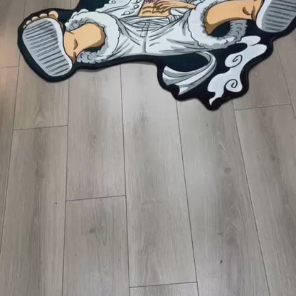 Alfombra Anime One Piece Personaje Luffy pa' la Habitación y Sala de Estar
