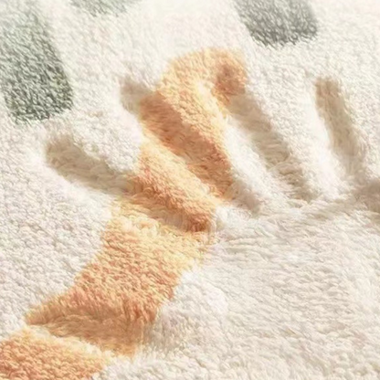 Alfombra Wabi Sabi irregular, perfectita pa' el salón, con mucho estilo y onda minimalista.