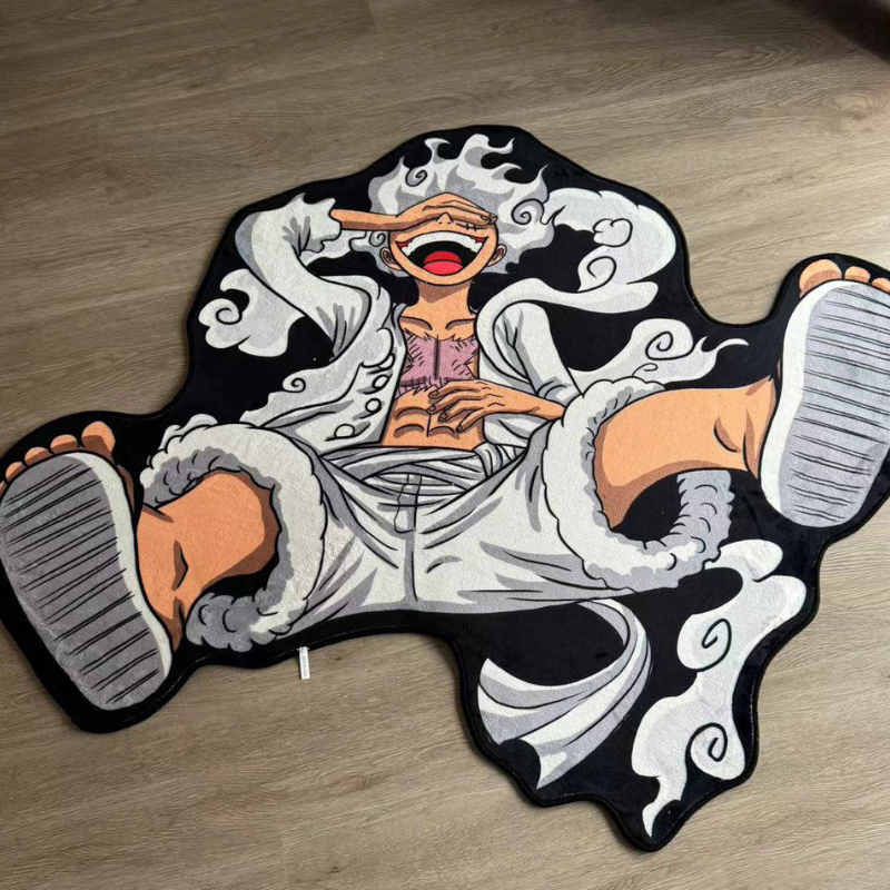 Alfombra Anime One Piece Personaje Luffy pa' la Habitación y Sala de Estar